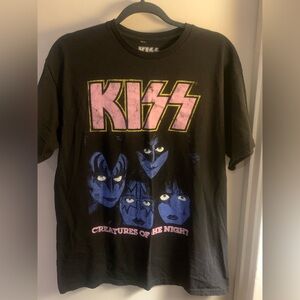 KISS Creatures of the Night Graphic Tee Sz. Large